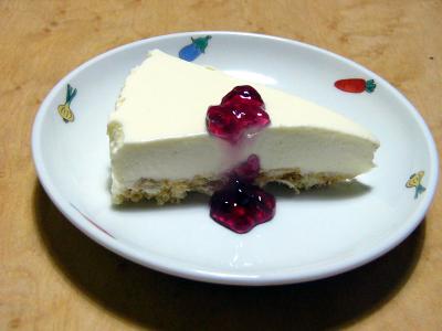 レアチーズケーキ