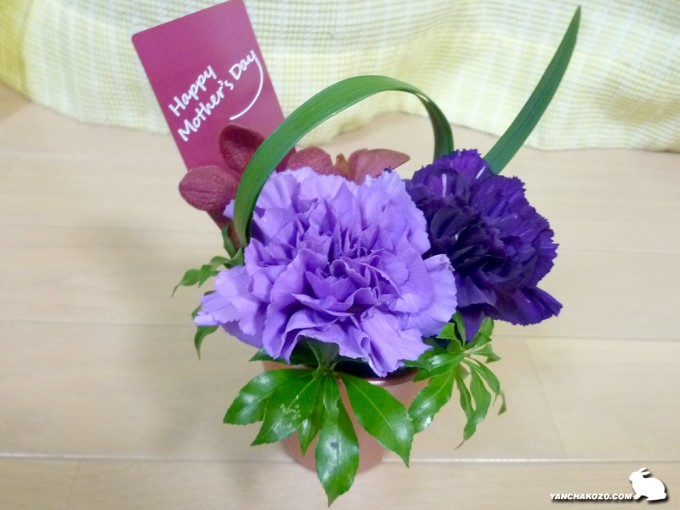 小僧からの花