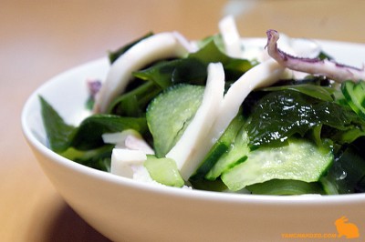 塩丸いかの酢の物