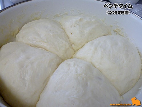 生地ベンチタイム