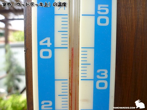 外は40℃?
